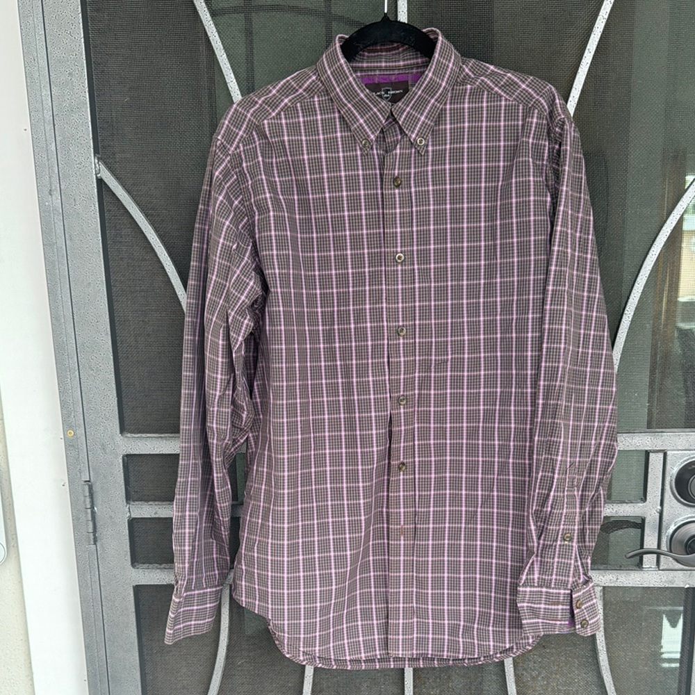 Black Brown 1826 button down shirt